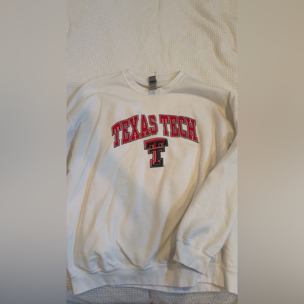 Texas Tech White Sweatshirt